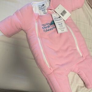 Baby Merlin’s Magic sleepsuit pink small NWT